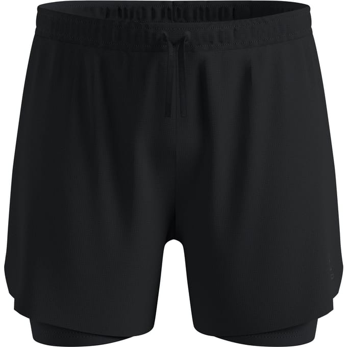 Odlo Zeroweight 5in 2in1 Hardloopshorts Heren-zwart