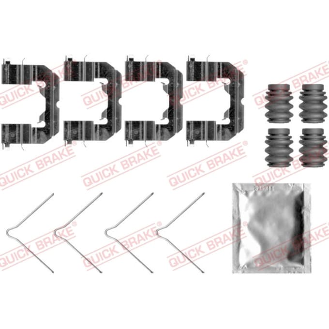 Toebehorenset, schijfremblok QUICK BRAKE 109-0089