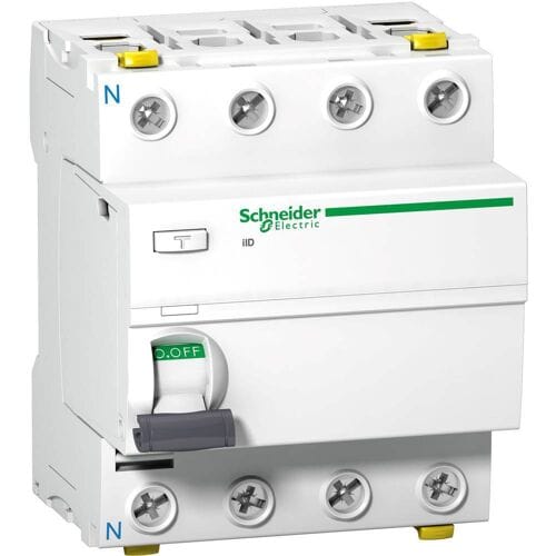 Schneider Electric Acti9 iid residual current circuit breaker 4p 40 A 30 ma Type A