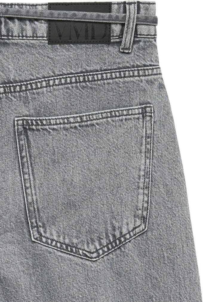 VERO MODA - VMESTELLE HR BARREL DENIM BELT JEANS MIX - Dames - Jeans