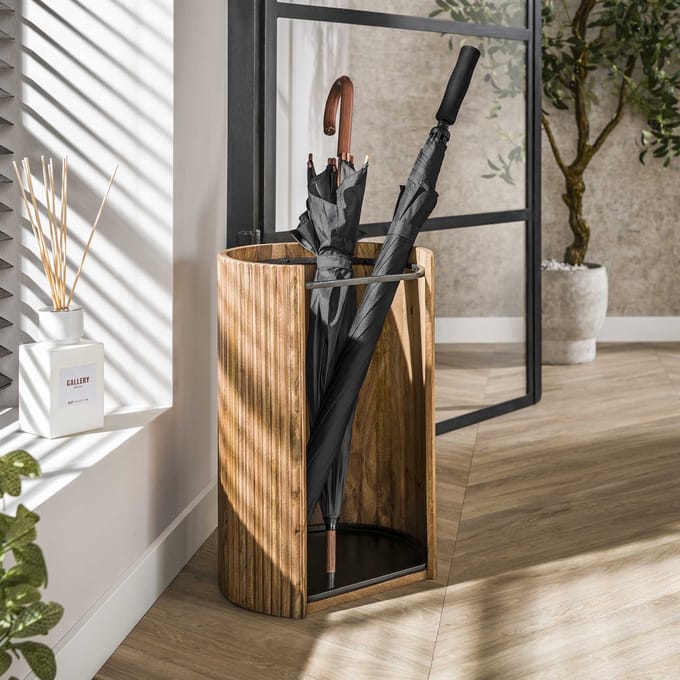 Paraplubak Liva Mangohout Zandkleur 50 cm