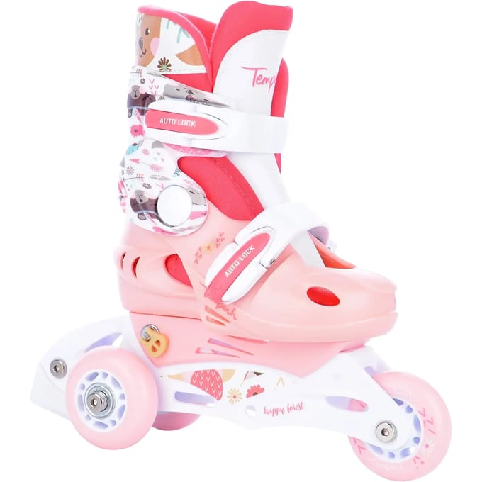 Tempish - Baby Skate Set Wild - Inline Skates - Kinderen - Verstelbaar - Inclusief Veiligheidsset - Maat 30-33