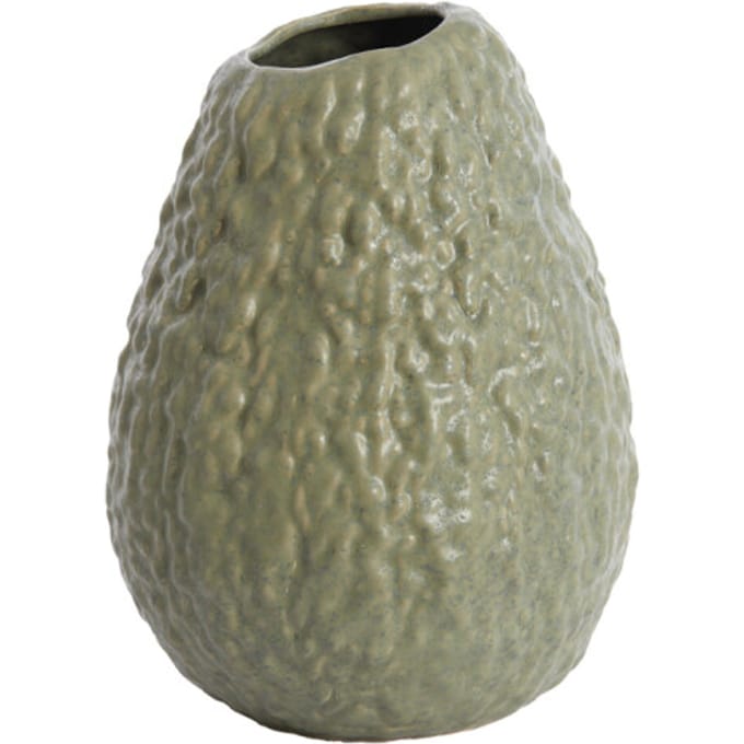 Light & Living vaas deco 22,5x22x29,5 cm avocado keramiek olijf