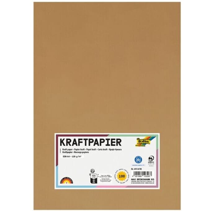 Kraftpapier 120 g/m² A4 (100 bladen)