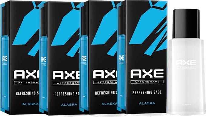 AXE After Shave - Alaska - Voordeelverpakking 4 x 100 ml