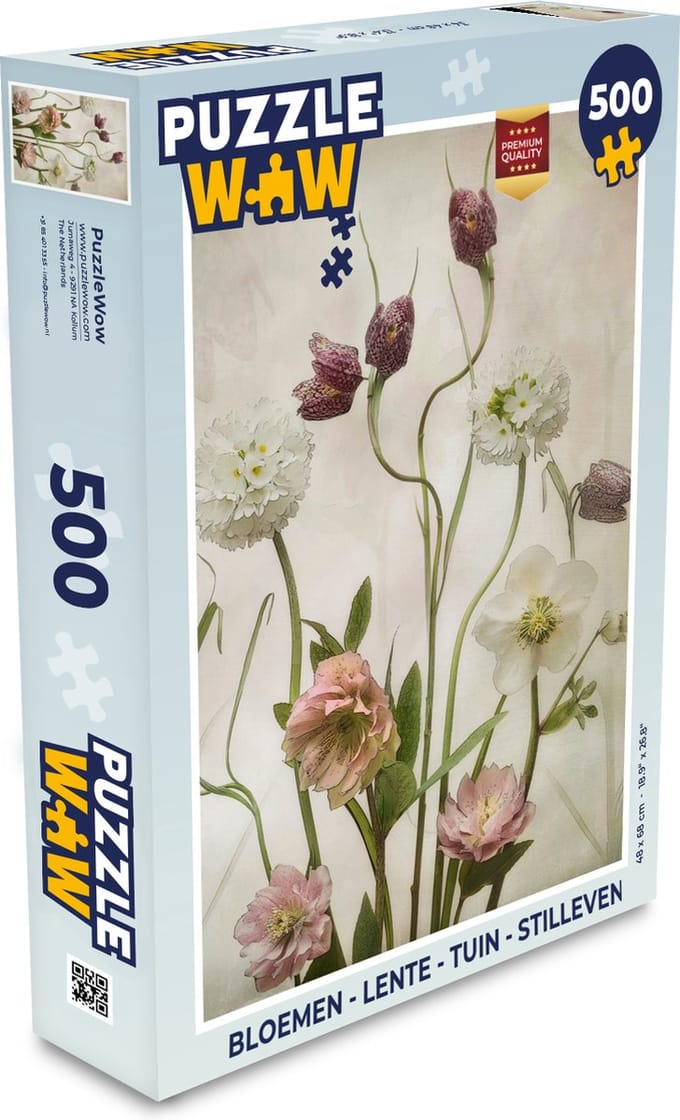 Puzzel Bloemen - Lente - Tuin - Stilleven - Legpuzzel - Puzzel 500 stukjes
