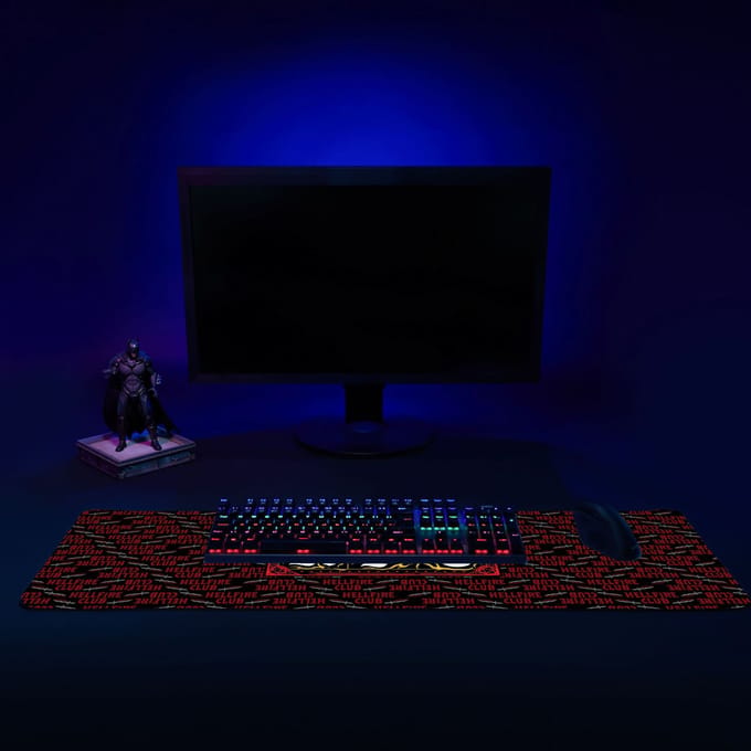 Stranger Things Hellfire Club Text Gaming Mouse Mat - Medium