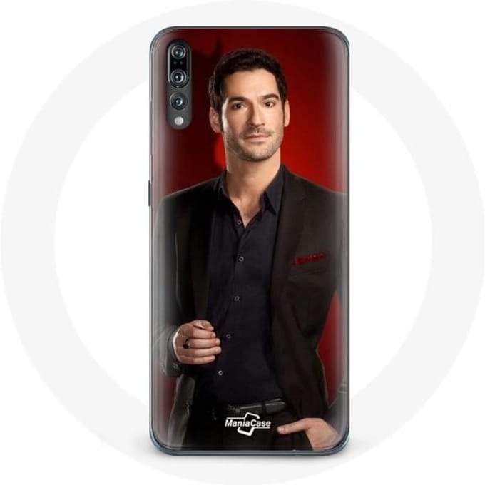 Coque - Huawei - P20 - Rouge - Souple - Lucifer Morningstar