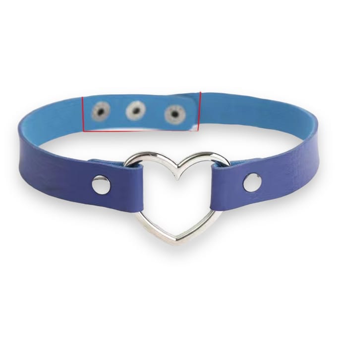 Sexy Punk Style Choker In Het Blauw