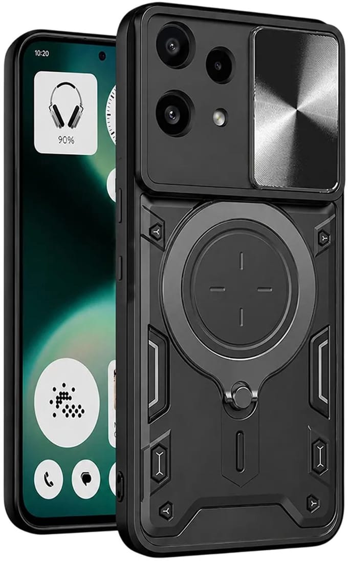 Hoesje geschikt voor Nothing Phone (3a) Lite - Techsuit CamGuard Pro Back Cover - Zwart
