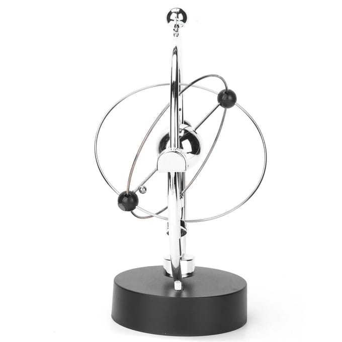 Kinetische kunst asteroïde elektrische astronomie kit eeuwigdurende beweging desktopdecoratie A603 gray