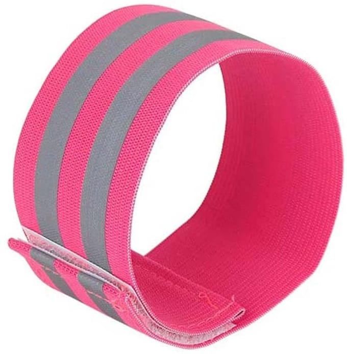 Finnacle - Reflecterende Band: Veiligheid, Roze, Verstelbaar, Universeel