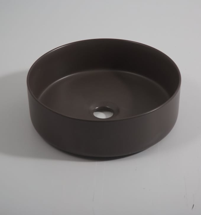 LINEA UNO - Alko 37 - Antraciet - Waskom - - Keramiek - Rond - 251111
