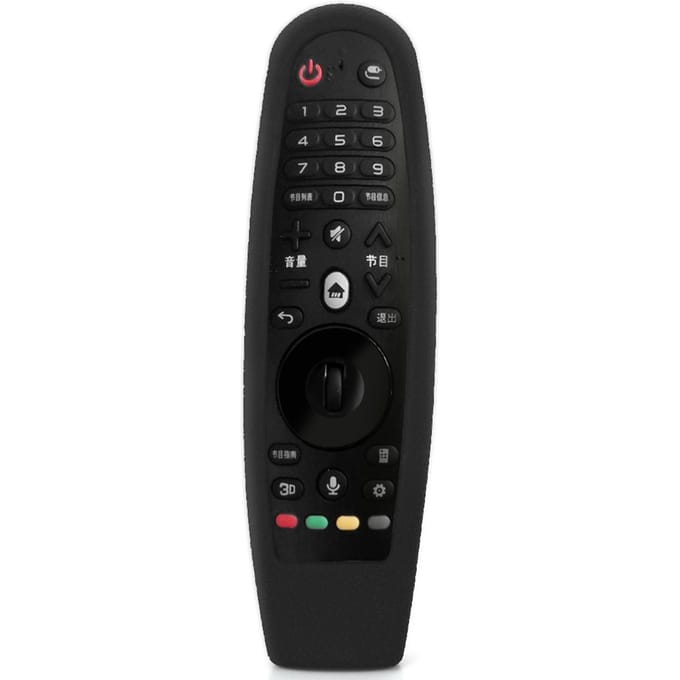 Anti-drop Schokbestendige Beschermende Siliconen Hoes Cover Voor LG Smart TV Afstandsbediening AN MR600 black