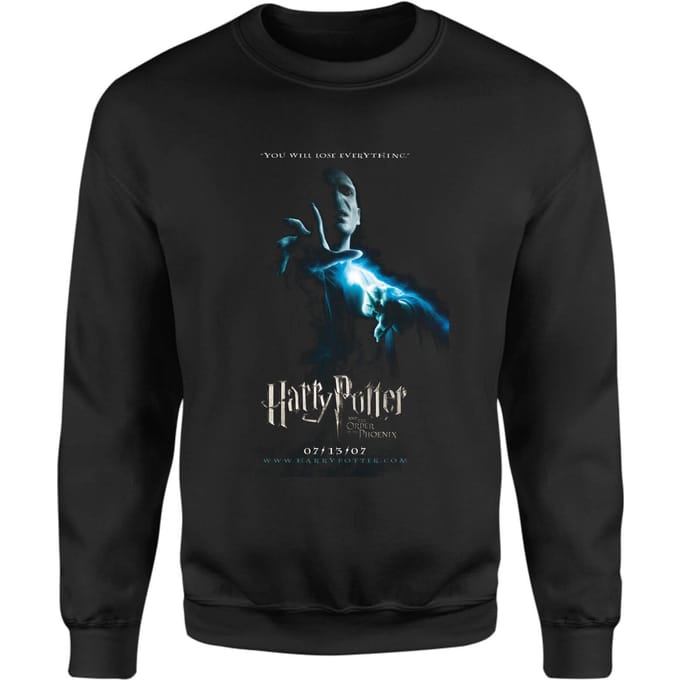 Harry Potter Order Of The Phoenix Sweatshirt - Black - XXL