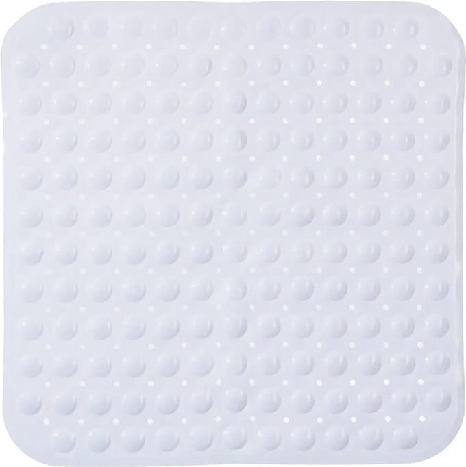 5Five Anti-slip mat - badkamer - douche/bad - wit - 54 x 54 cm - vierkant
