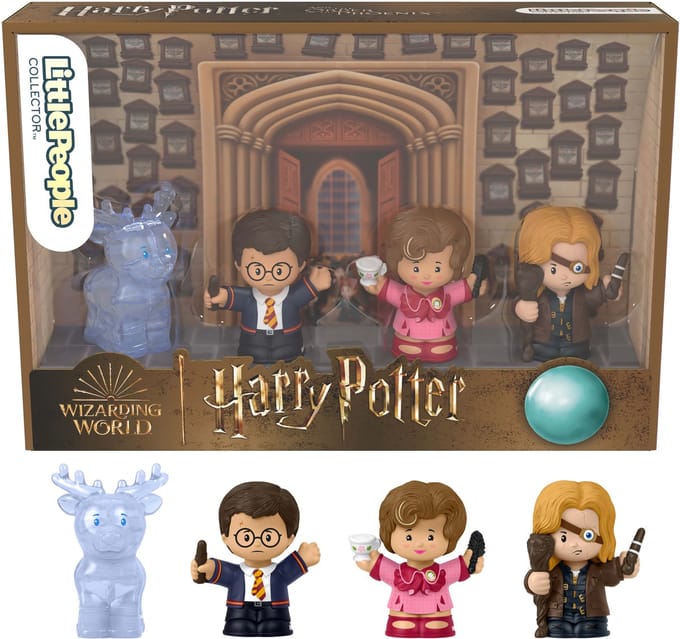 Little People Harry Potter 4 pack speelfiguren - 6 cm groot - Harry Potter - Alastor - Dolores - Patronus