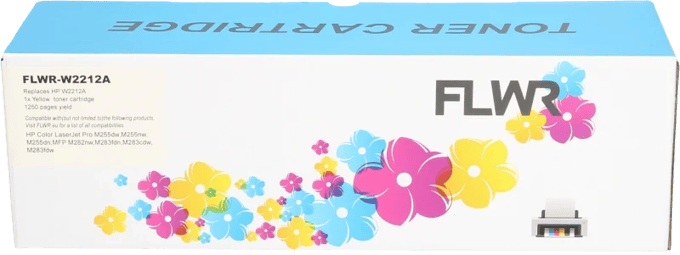 FLWR HP 207A geel (Huismerk (compatible))