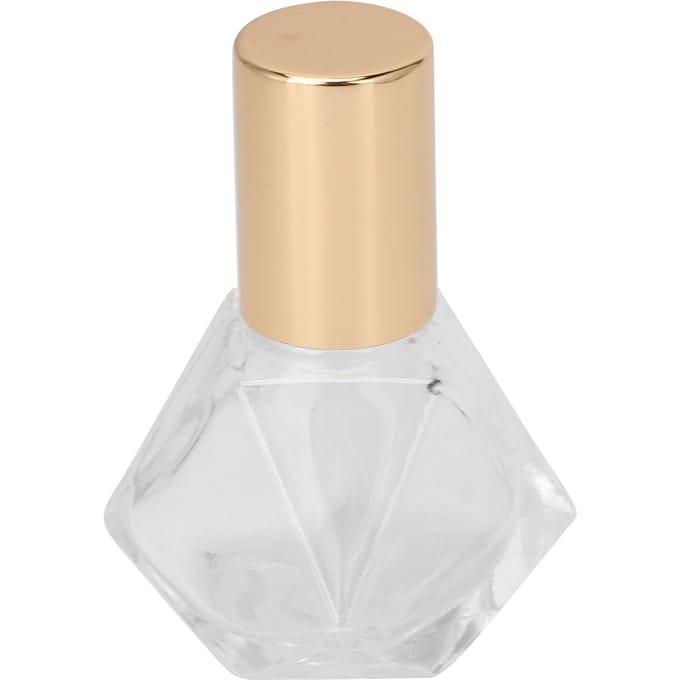 Navulbare Roller Parfumfles Lege Glazen Aromatherapie Essentiële Olie Rollerflesjes 8ml(Zilver white