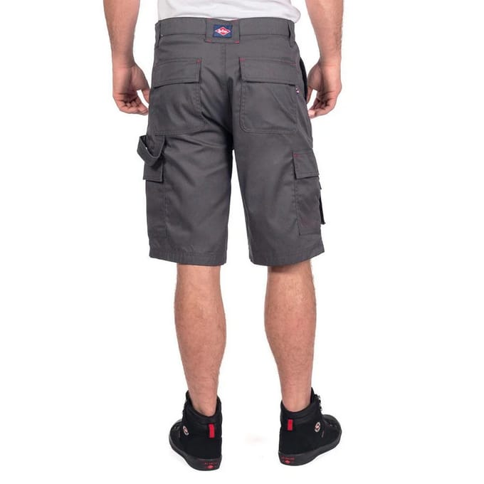 Lee Cooper Heren Klassieke Cargo Korte Broek (Grijs)