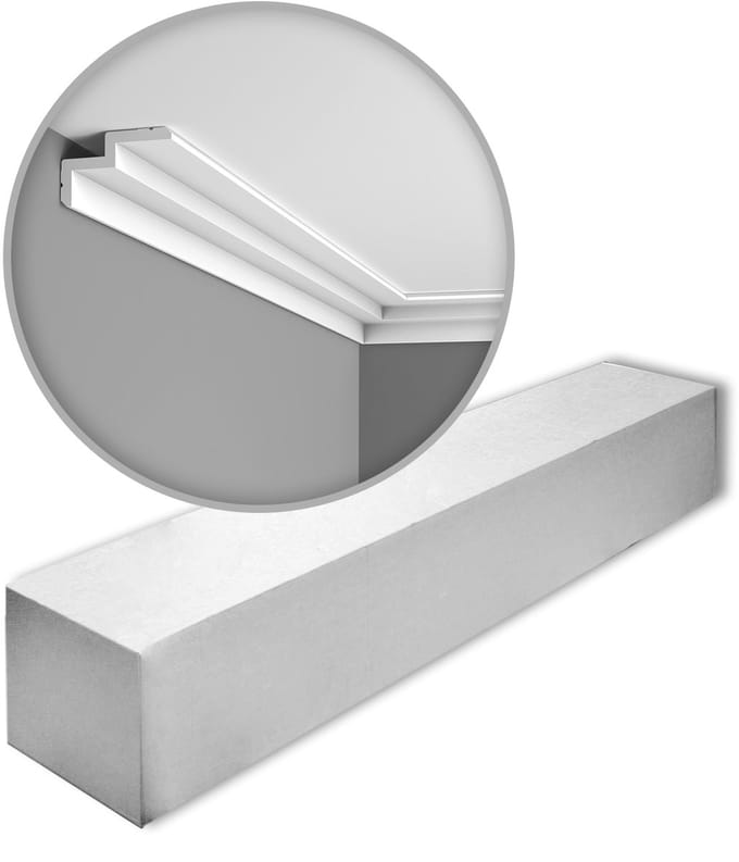 Orac Decor C390 MODERN STEPS 1 doos 10 stukken Kroonlijst 20 m
