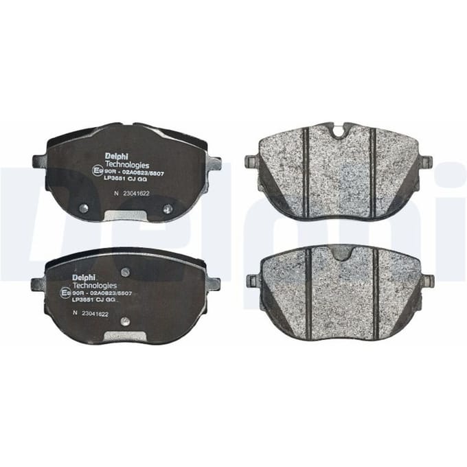 Remblokset DELPHI LP3651, voor