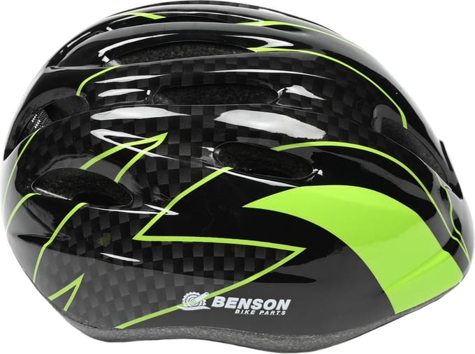 Benson Stoere fietshelm voor jongens - maat S - verstelbaar - ventilatiegaten - 48-52 cm