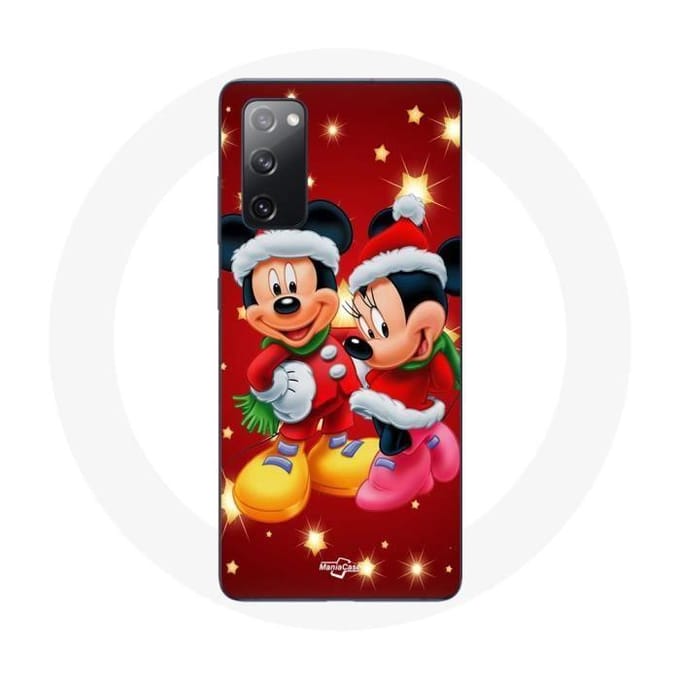 Coque - maniacase - Samsung Galaxy S20 FE - Mickey Mouse - Souple - Noir noir
