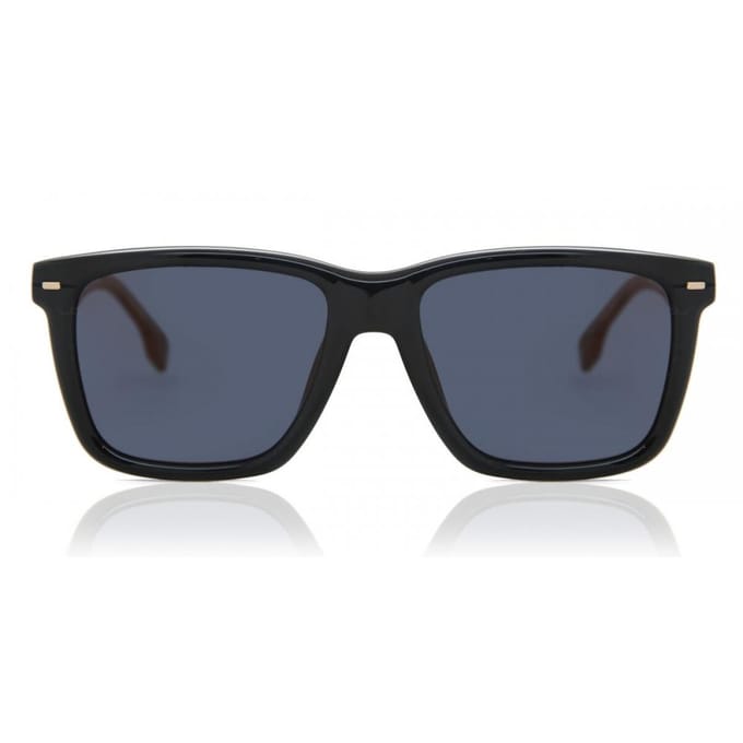 Hugo Boss Square Mens Black Brown Gold Mirrored Boss 1317/S