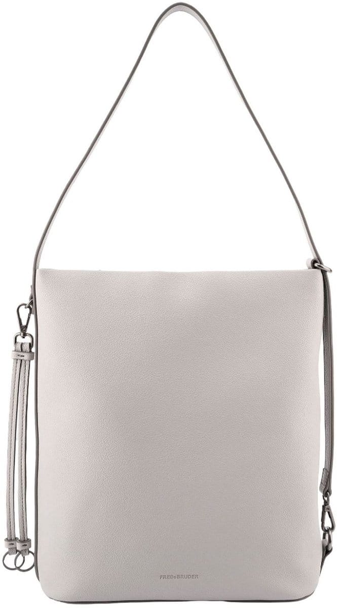 FREDsBRUDER schoudertas My Bestie Hobo Bag Light Grey Taupe