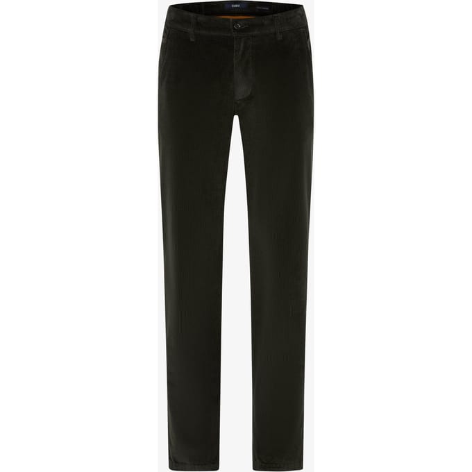 Eurex Heren Flatfrontbroek  Style THILO DARK OLIVE Groen Olijf, groen - olijf, maat 24