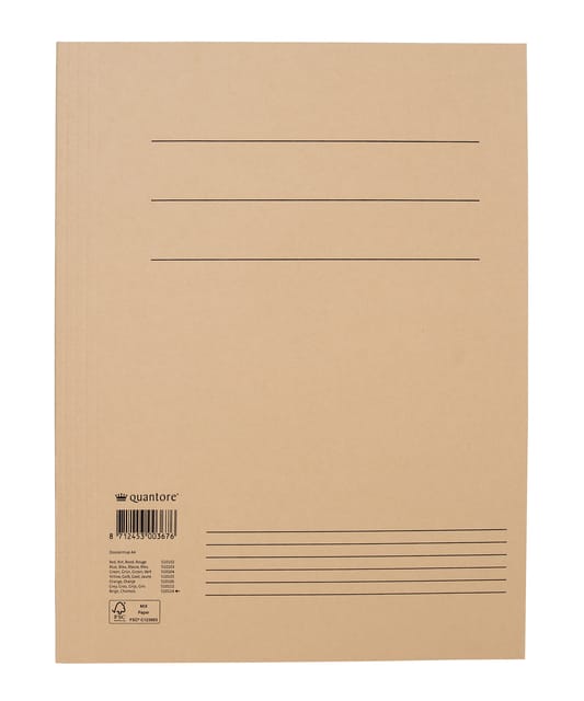 Dossiermap Quantore A4 250gr chamois
