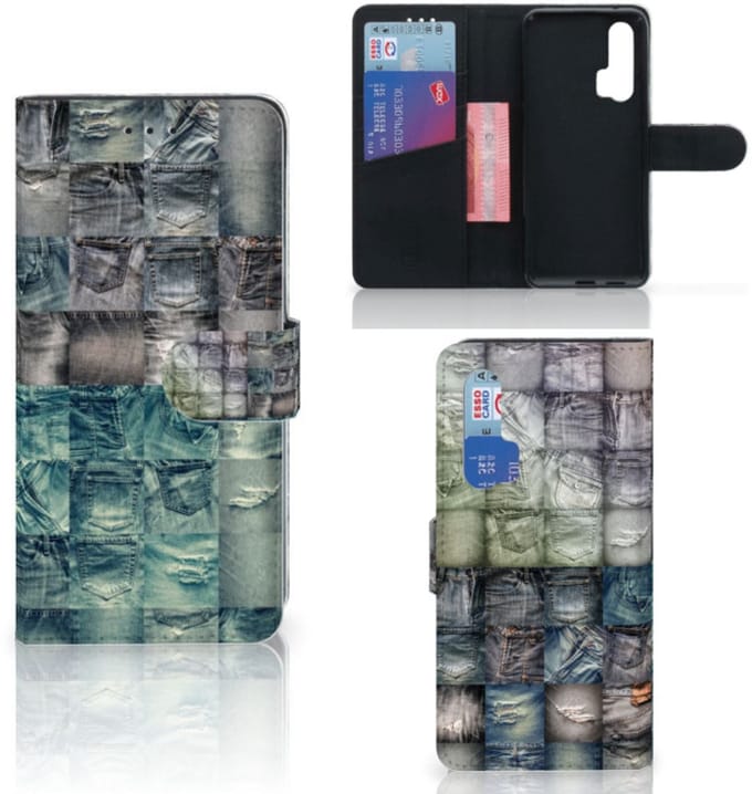 Wallet Case met Pasjes Honor 20 Pro Spijkerbroeken