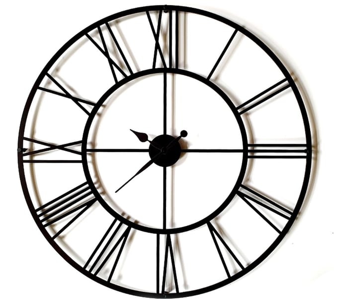 Decorizzly BigBen - Loft Stijl Klok - 800mm - Zwart