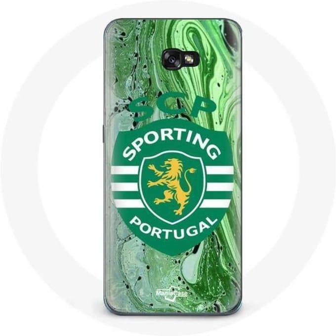 Coque - Maniacase - Samsung Galaxy A3 2017 - Souple - Noir - Sporting Portugal noir