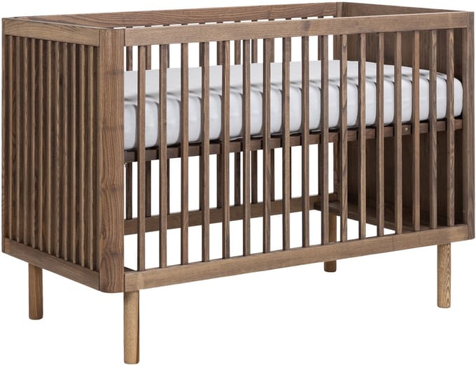 Kidsmill Ledikant - Ridge - 60x120 cm - Dark Brown Ash