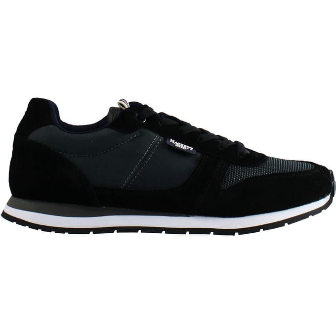 Hackett Eyelet Heren Zwarte Trainers