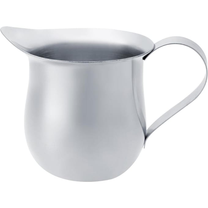 Melkopschuimkannetje Roestvrij Staal Opschuimkannetje Kan voor Koffieroom Espresso(60ml) 60ml white
