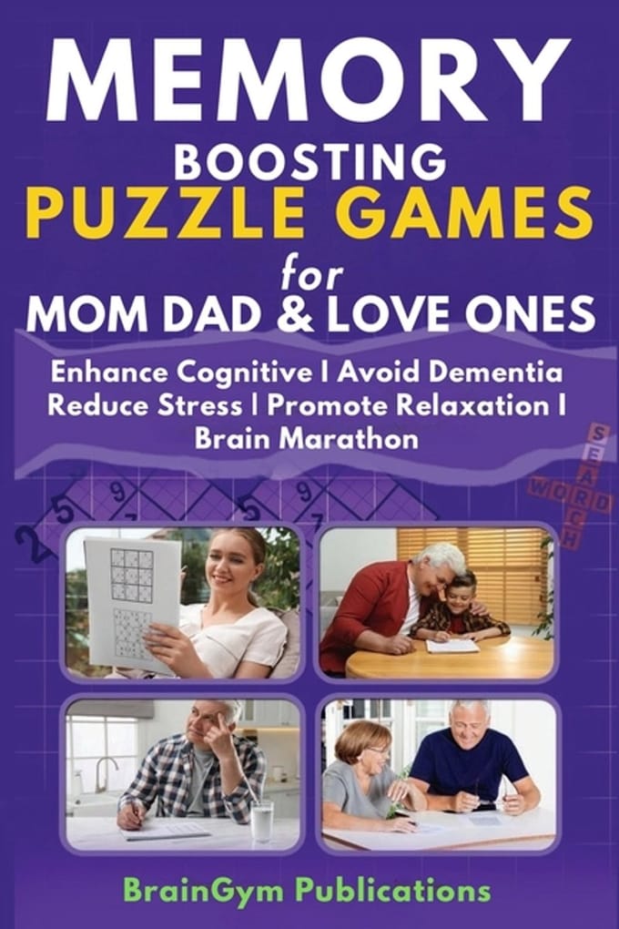 MEMORY BOOSTING PUZZLE GAMES for ADULTS & SENIORS