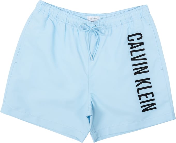Calvin Klein Medium Drawstring Heren Zwembroek - Powder Aqua - Maat L