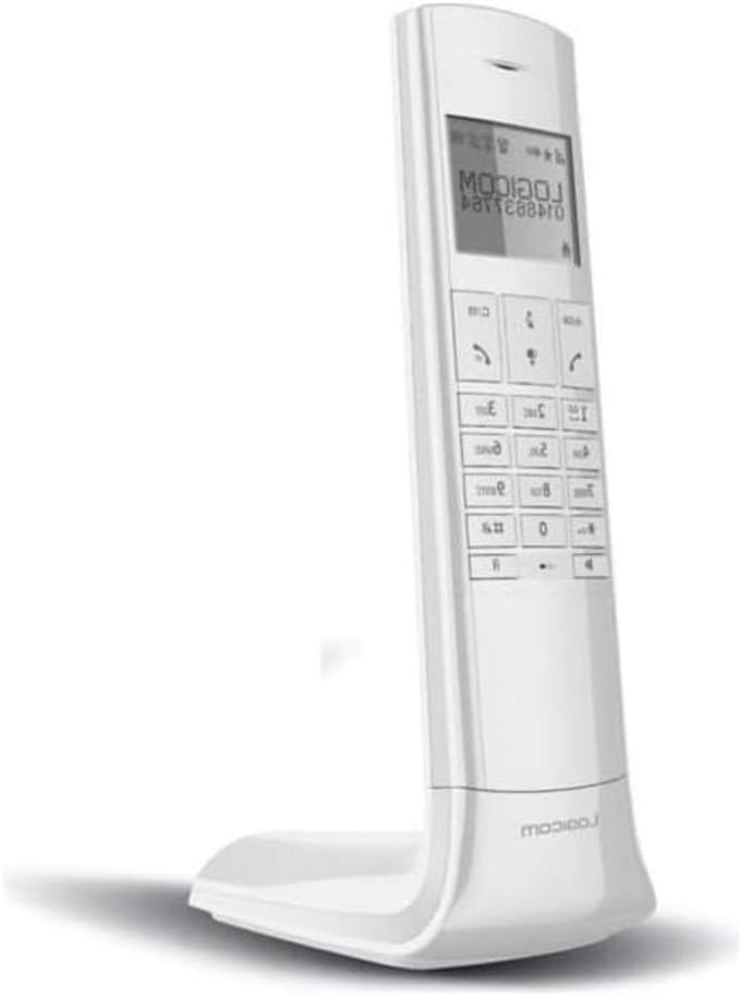 Draadloze Telefoon - DECT Telefoon Vaste Telefoon - Thuis Bellen - Energiebesparende Modus - 50 Meter Bereik - Wit/Grijs
