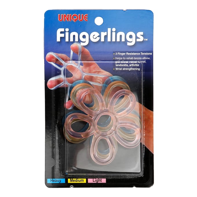 Tourna Fingerlings Bandage Verpakking 3 Stuks-Zwart