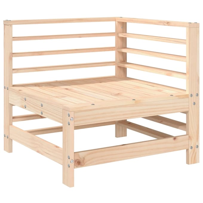 vidaXL - 7-delige - Loungeset - massief - grenenhout