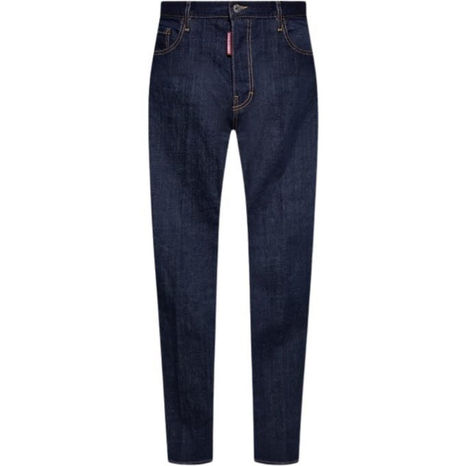 Dsquared2 Donkerblauw Gespoelde Jeans 642