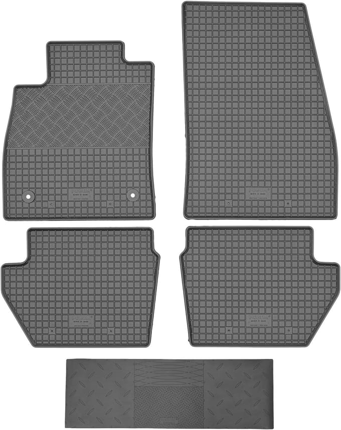 Max-Dywanik Rigum - Automatten - Ford Fiesta 2017 - Zwart - Met Osłona