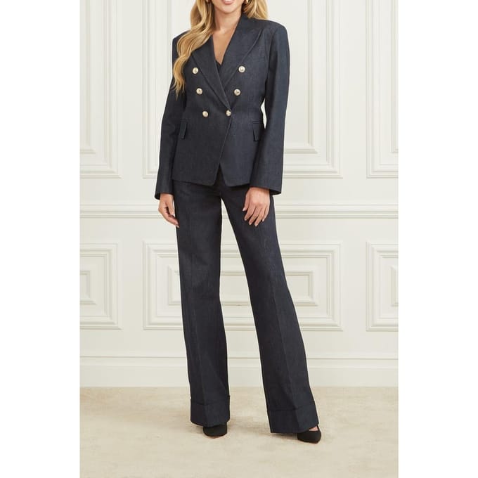 GUESS Glam De Nuit Blazer Dark Wash Taglia: 44 | Blazers Outlet | Donna