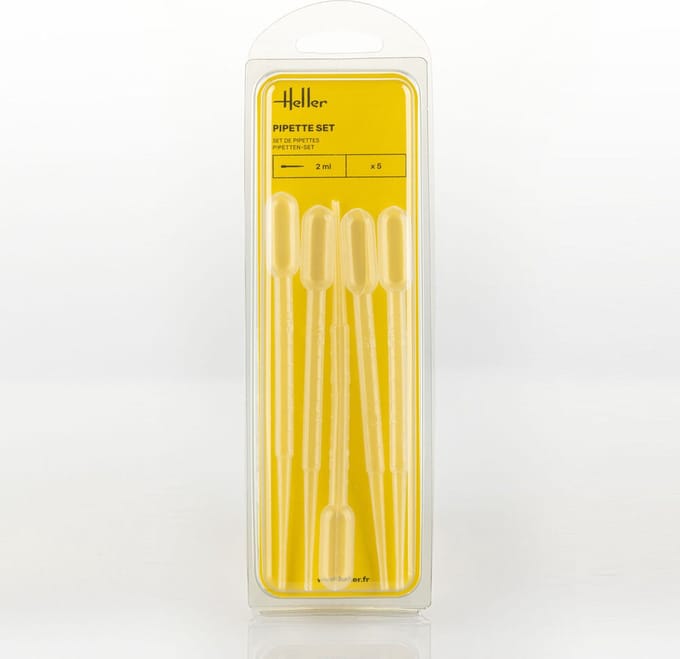 Heller Hobbyverf - 99016 Hobby Pipetset 2 ml - 5 stuks Accessoires set - 5 ml