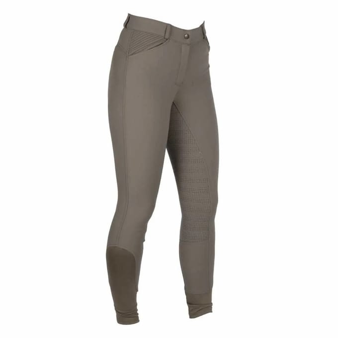 Mondoni Lilian FG Rijbroek - Maat: 38 - Olijf - Nylon/elastan
