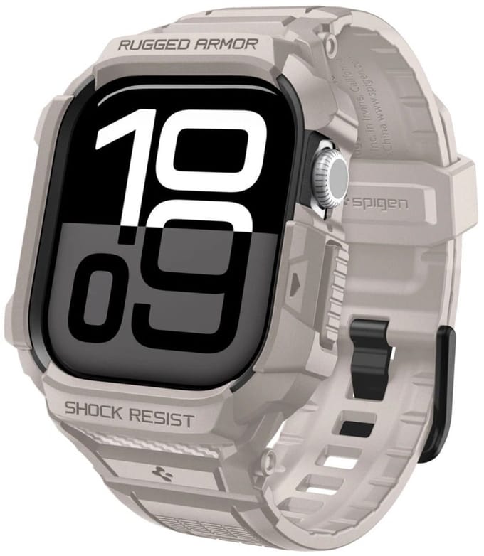 Spigen Rugged Armor Pro V2 Bandje Voor Apple Watch 10 11 46Mm Veilig