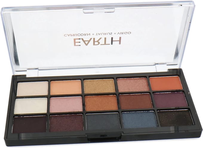 Makeup Revolution MySign Pressed And Baked Oogschaduw Palette - Earthsign